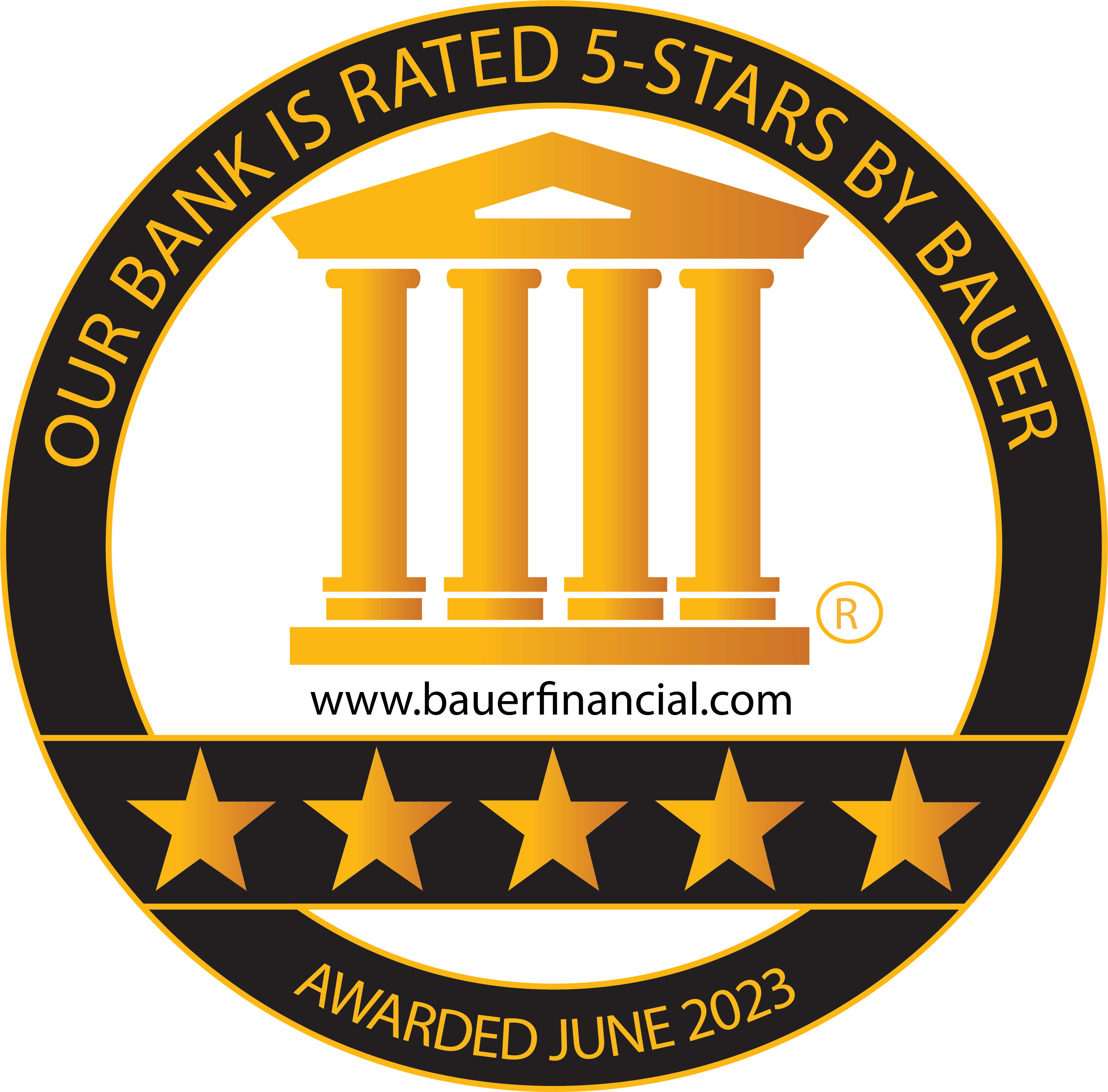 Bauer Financial 5-Star Rating Logo
